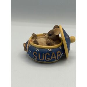 Charming Tails You Couldn't Be Sweeter Mouse in Sugar Bowl Figurine 89/625